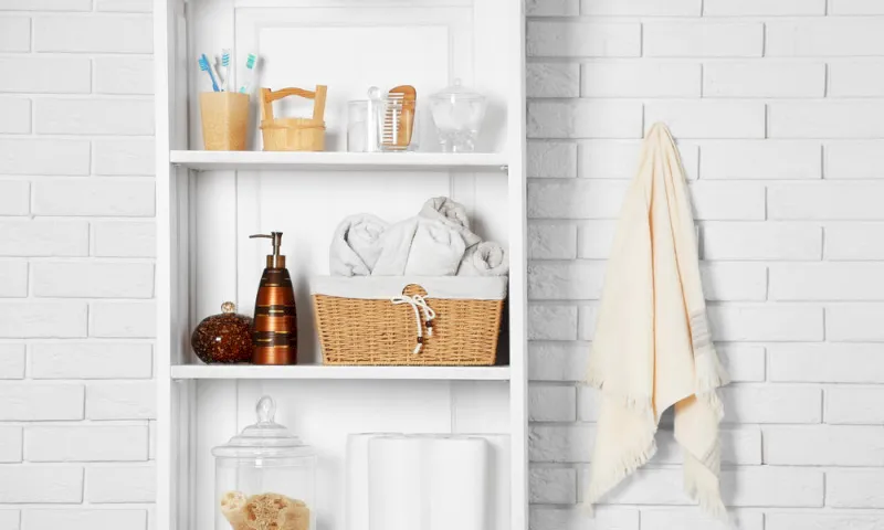 27 Homemade Bathroom Shelves Plans You Can DIY Easily