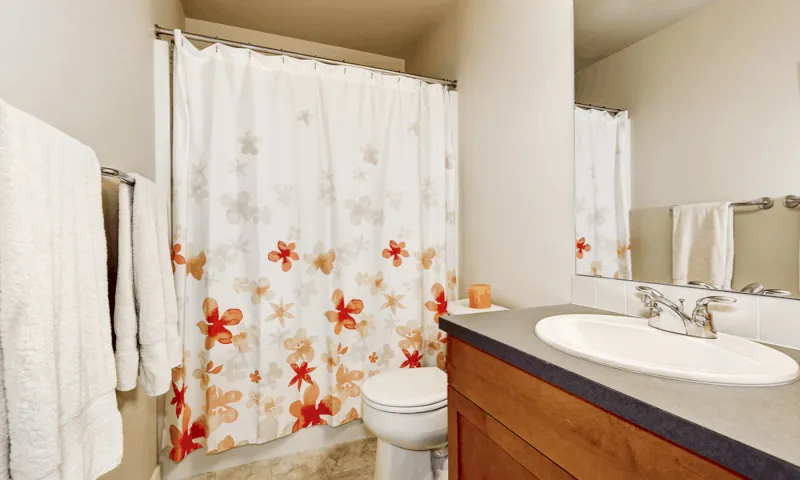 27 Homemade BathroomShower Curtain Plans You Can DIY Easily