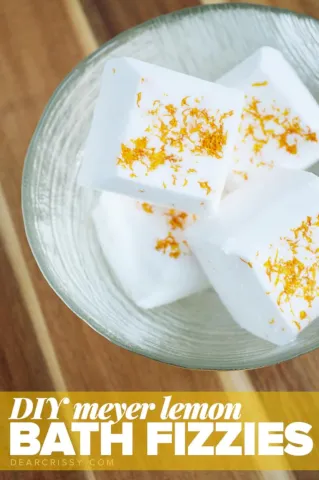 Soda de baño de limón DIY de Crissy