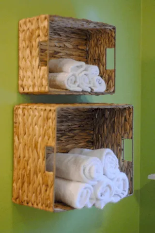Organizador de toallas de baño de bricolaje en 5 minutos