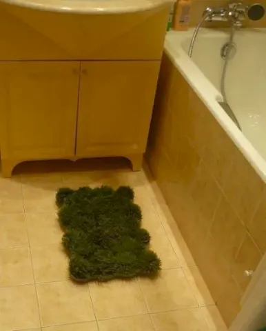 Alfombrilla de baño DIY Maven Moss