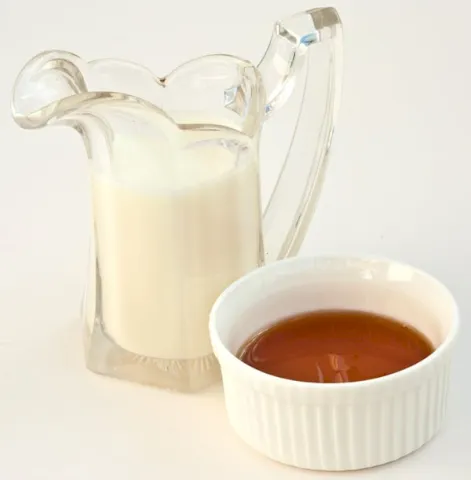 Baño casero de leche y miel