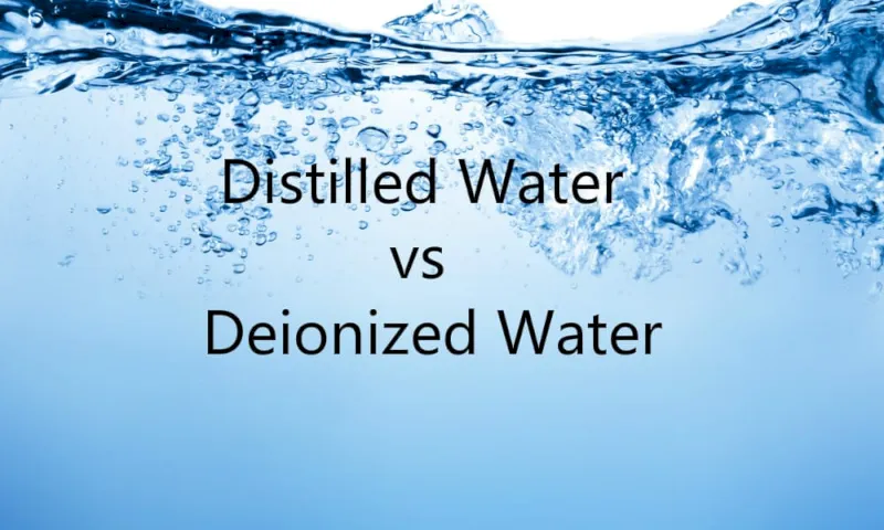 Distilled Water vs. Deionized Water Whats the Difference