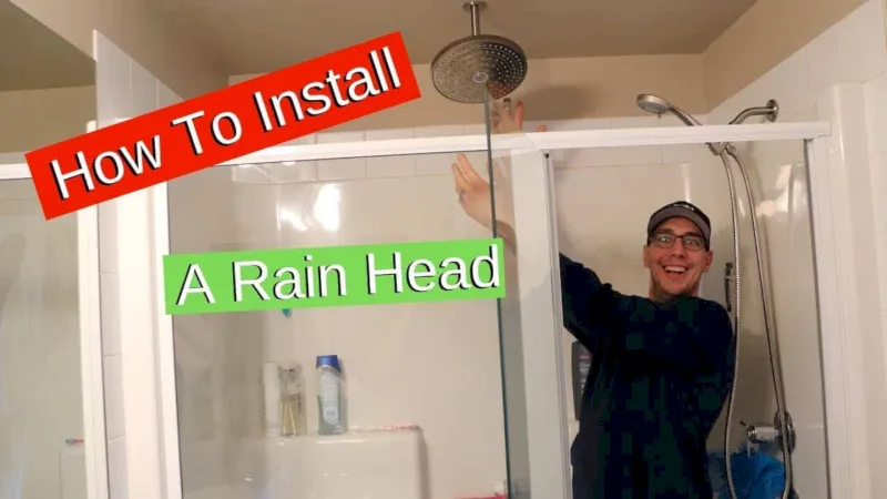 Cómo instalar un cabezal de ducha de lluvia