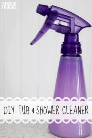 Cómo hacer limpiador de ducha casero (2 ingredientes)