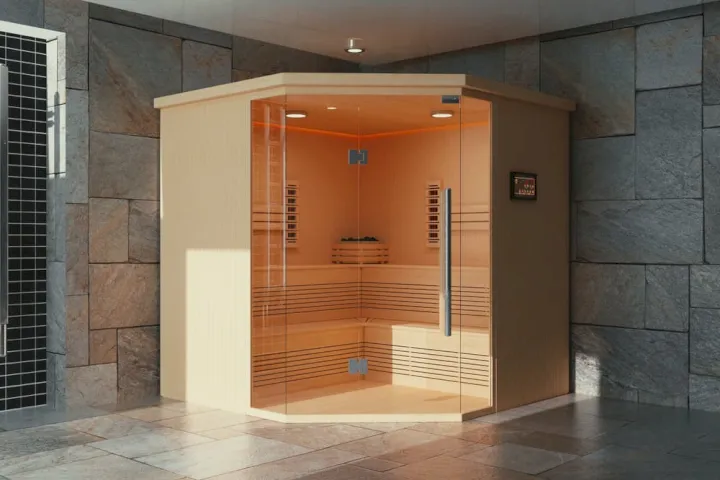 Solo tamaño de sauna de infrarrojos para interiores