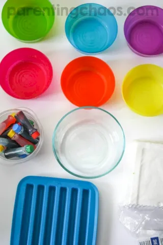 Crayones de baño Chaos para padres DIY