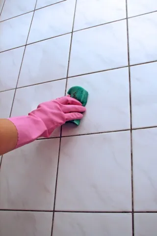 Eliminar la cal de los azulejos de la ducha