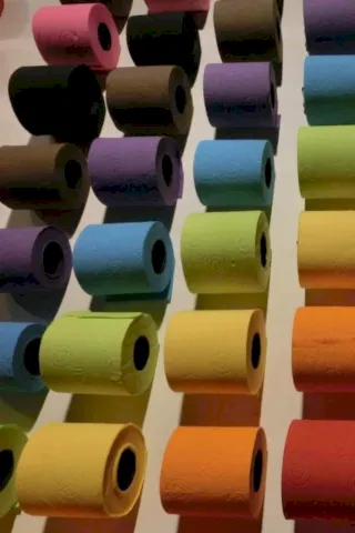 ¿Por qué está desapareciendo el papel higiénico de colores? 