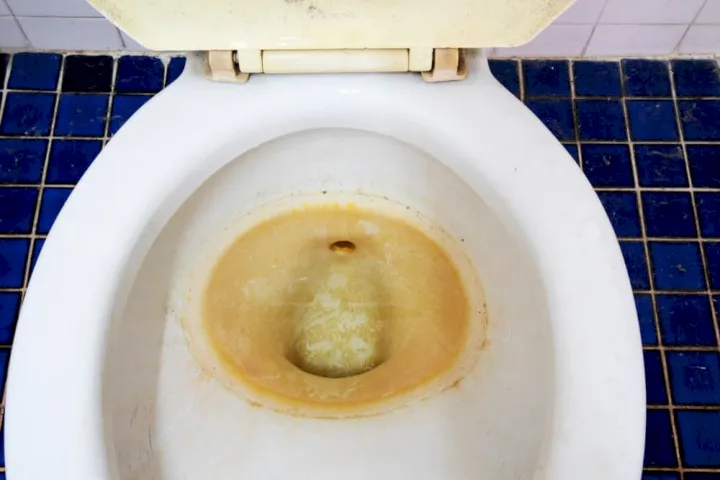 how to clean a very stained toilet bowl