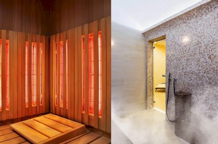 infrared sauna vs steam